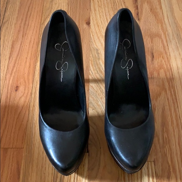 Jessica Simpson Shoes - Jessica Simpson Leather Platform Heels Jessica Simpson Shoes - Jessica Simpson Leather Platform Heels